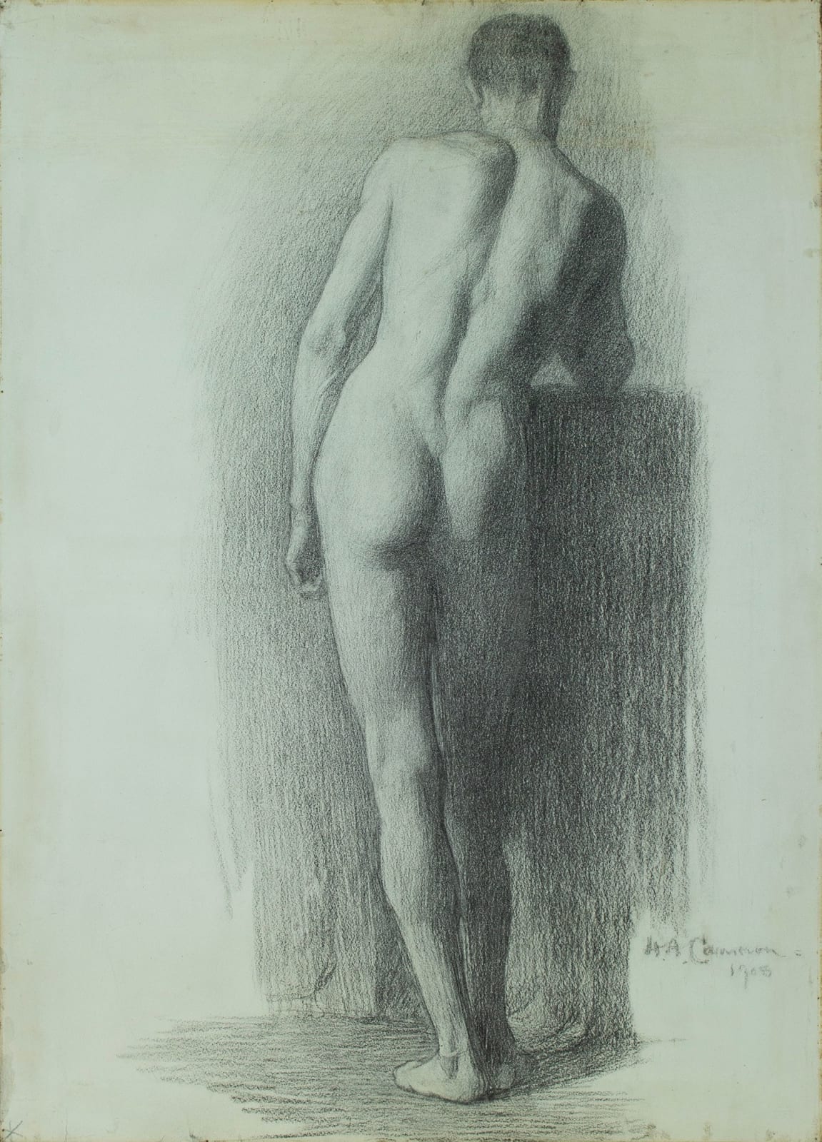 Hugh A Cameron, Man Standing, 1908