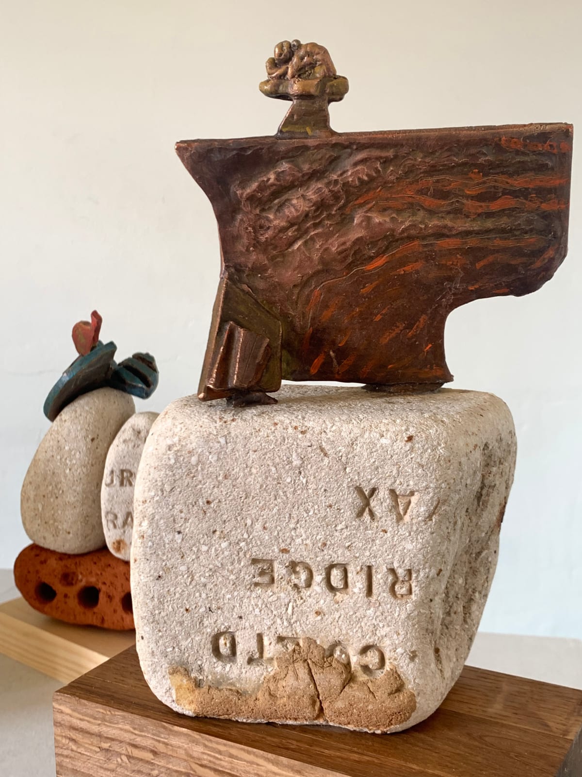 Fiona Dean RSA, Fragment 1: foldout field with tree-water- cloud, solway merse. S.W.