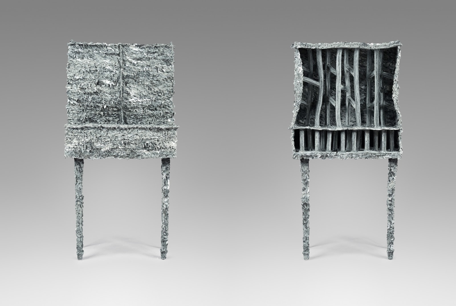 Jessica Harrison RSA, CABINET OF PAINTED SATINWOOD. LATE 18TH CENTURY, 2017