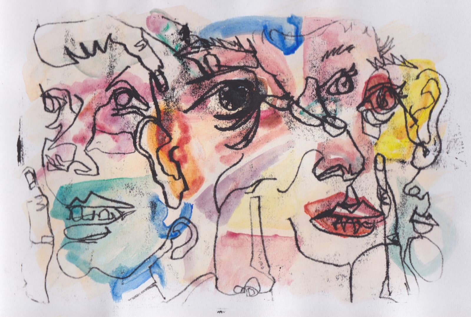 Ellen Mitchinson, Facial Bind I, 2021