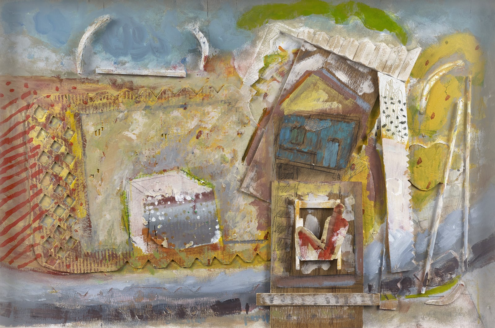 Bill Scott PPRSA, Untitled - Collage, 2001