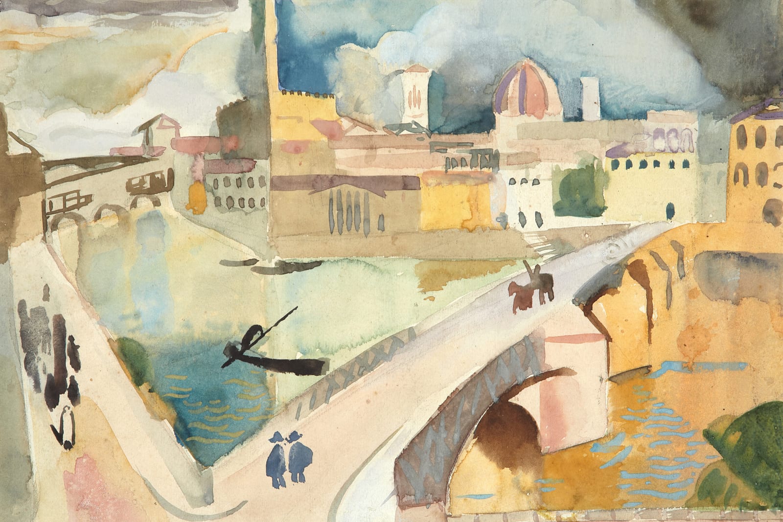 William Gillies RSA, Florence, 1924