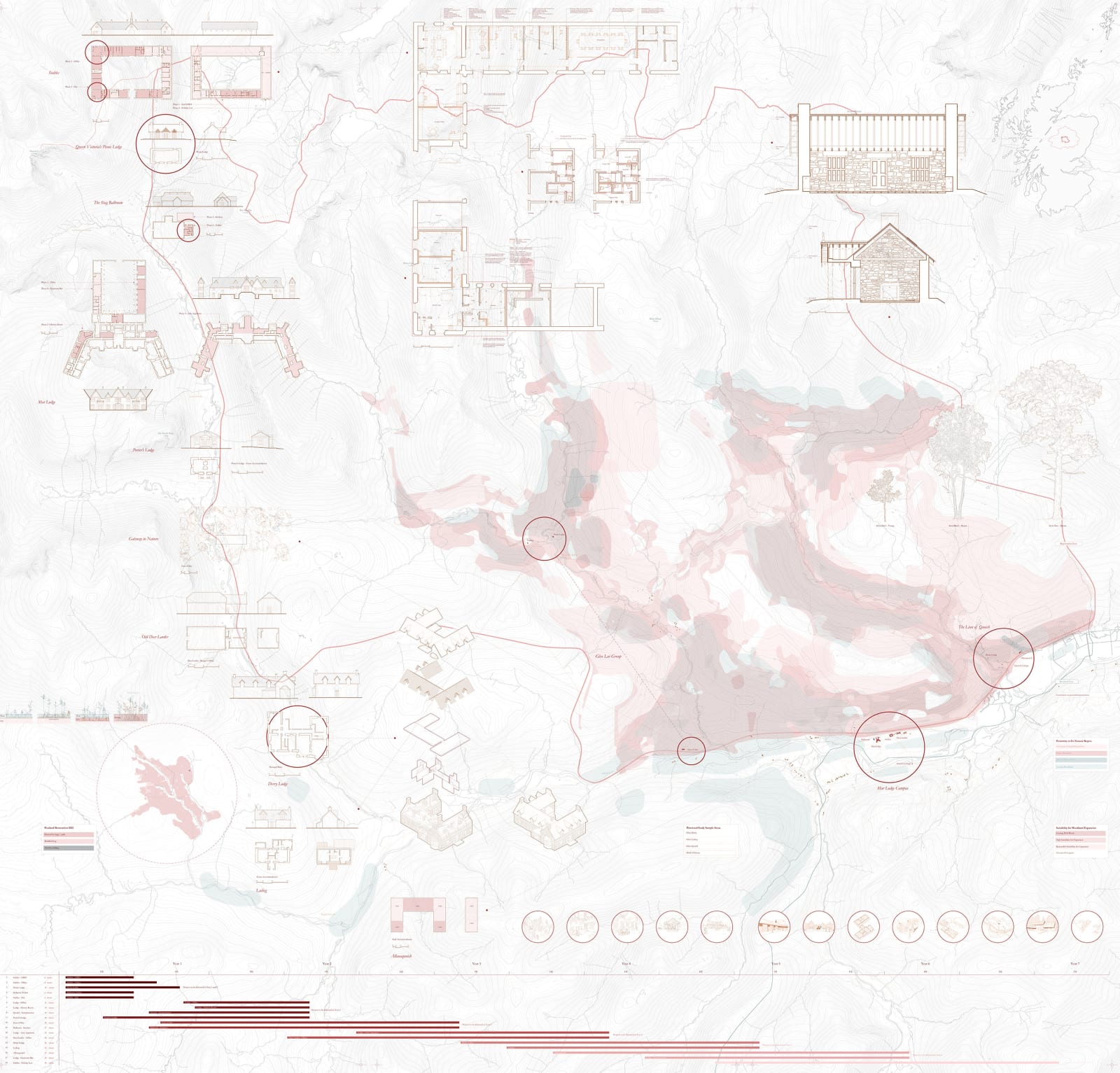 Moxon Architects Ltd. – Jamie Kinghorn, Andrew Macpherson, Jenna Campbell, Rebecca Robertson, Ben Addy RSA, Mar Lodge Restoration