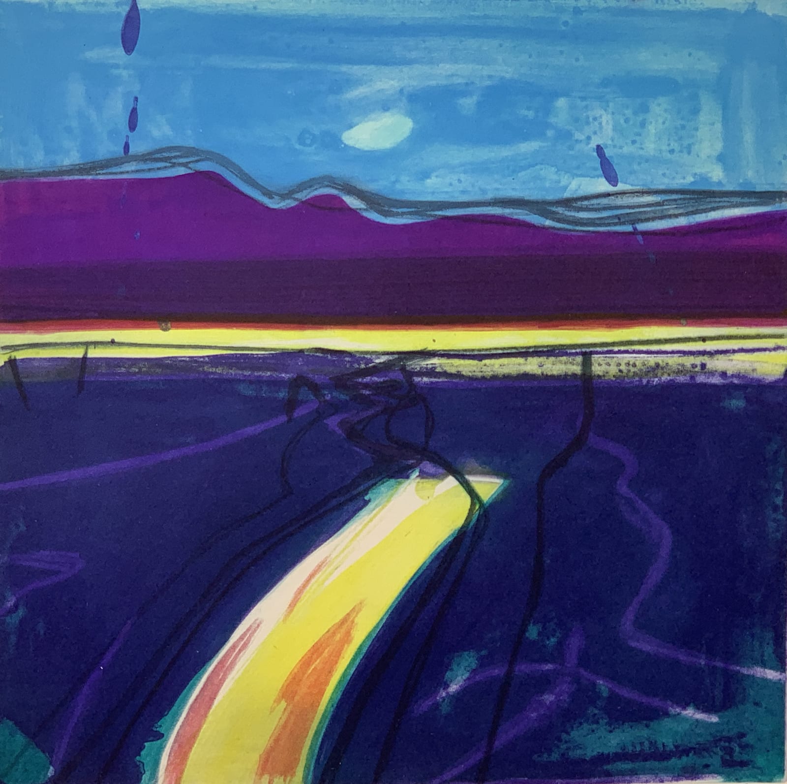Barbara Rae RSA, Sea Path