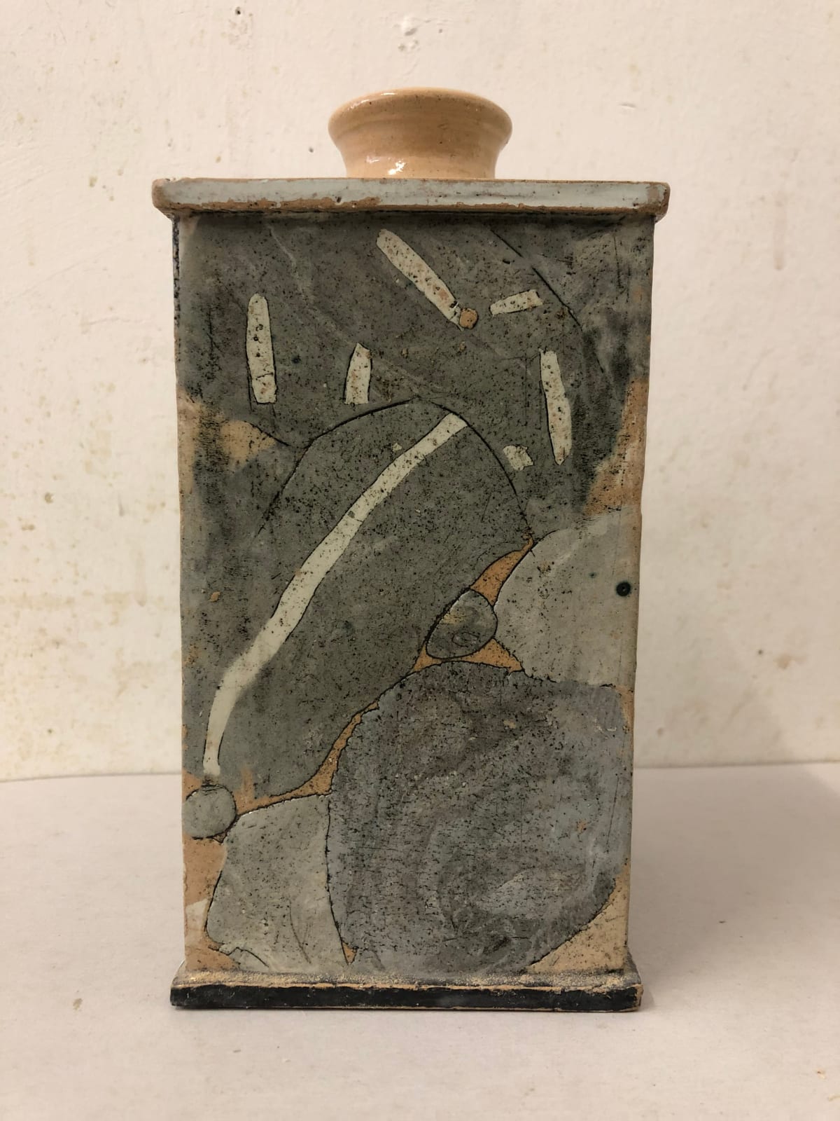 Frank Pottinger RSA, Untitled (Blue and Brown Vessel)