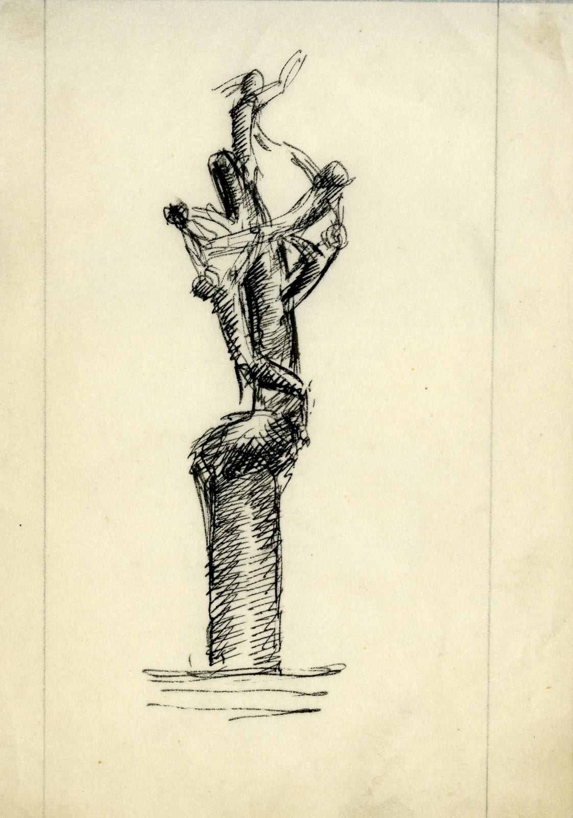 Benno Schotz RSA, Study for Ex Terra