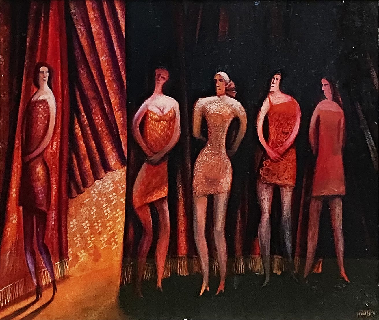 Willie Rodger RSA, Ladies in Waiting, 1997