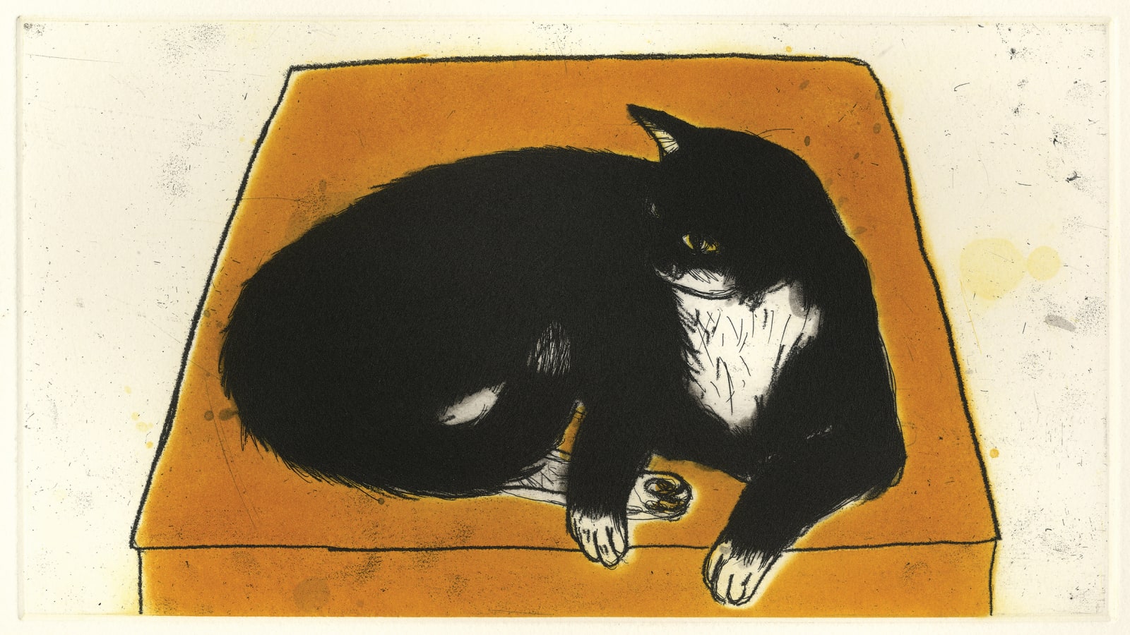 Elizabeth Blackadder RSA, Louis in a Box, 2013