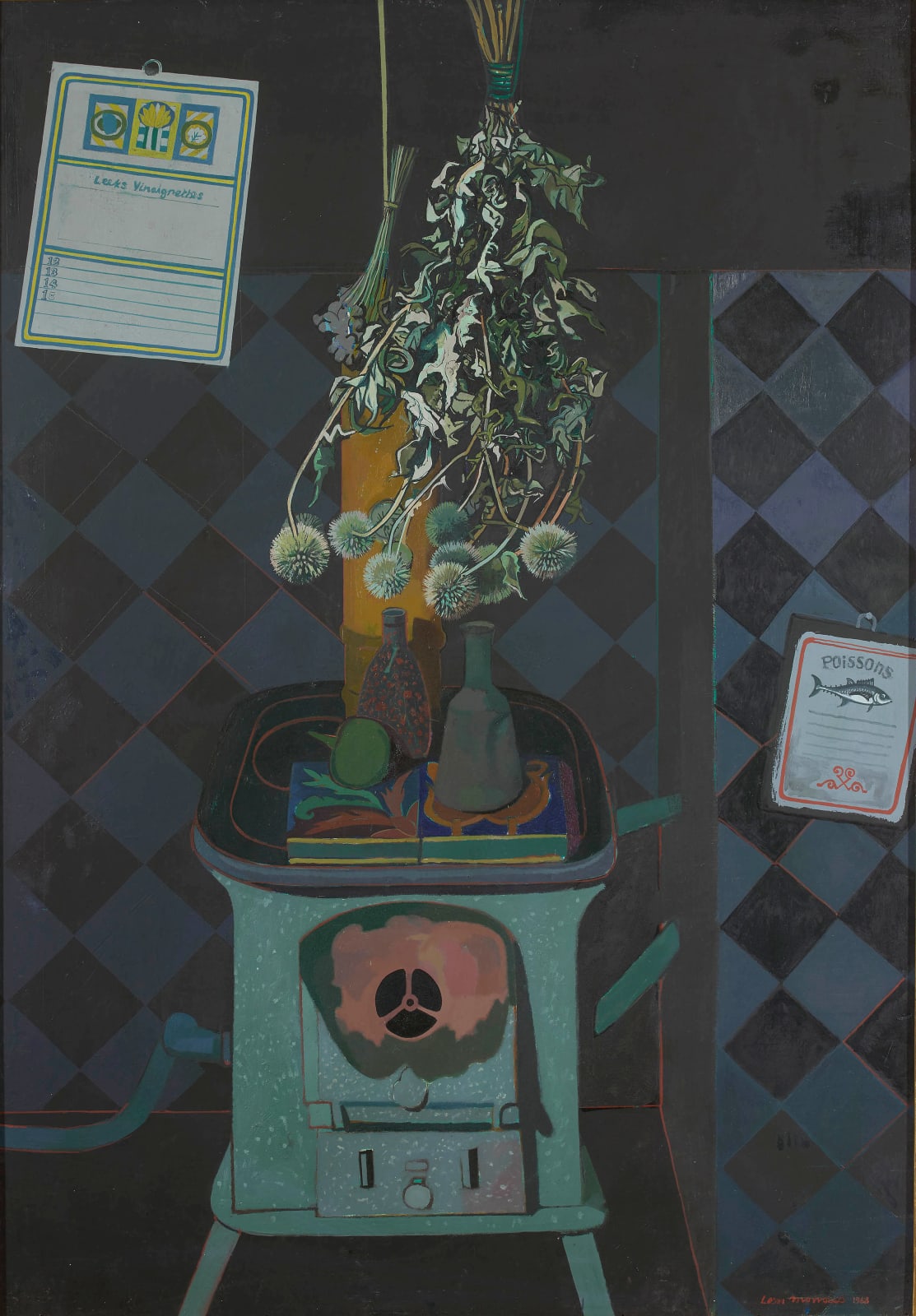 Leon Morrocco RSA, Untitled (Leeks Vinaigrettes), 1968