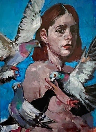 George Donald RSA, Kate Among the Pidgeons