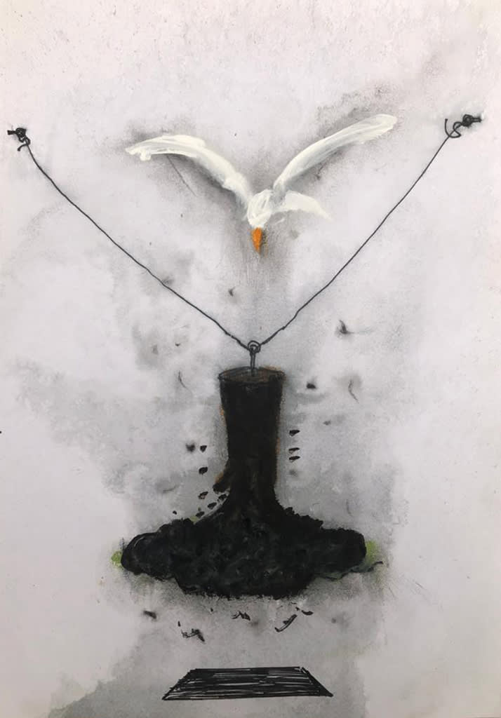 James Castle RSA, Charcoal Tree