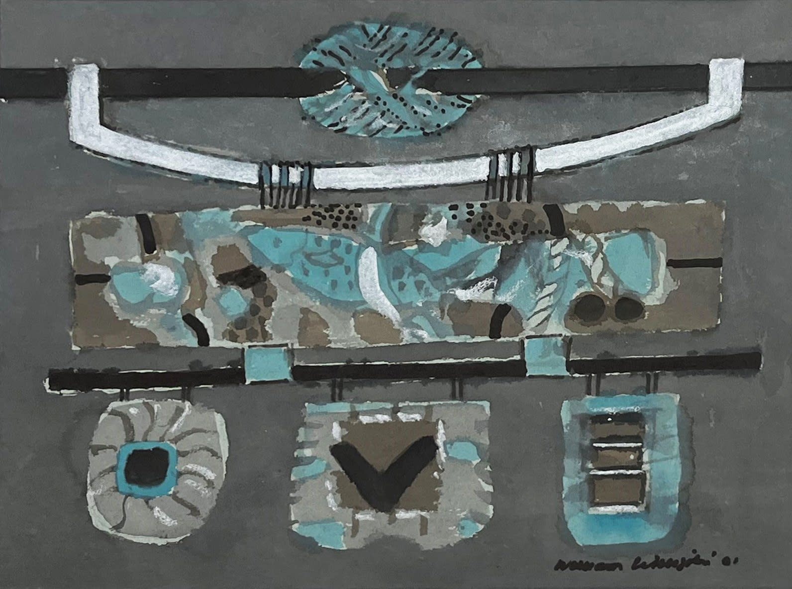 William Littlejohn RSA, Hanging Object I, 2001