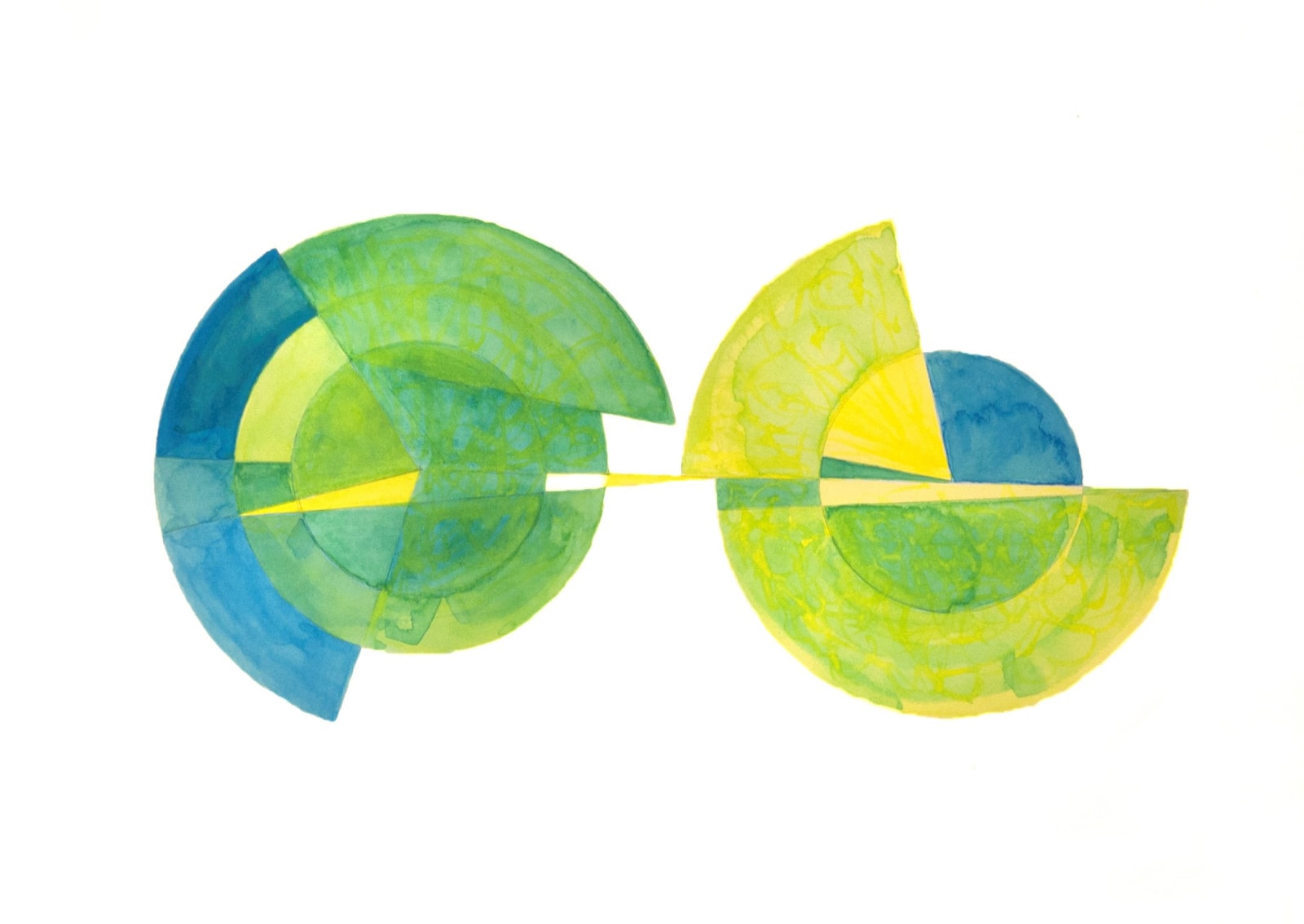 Jo Ganter RSA, Green Blue Lemon I, 2020