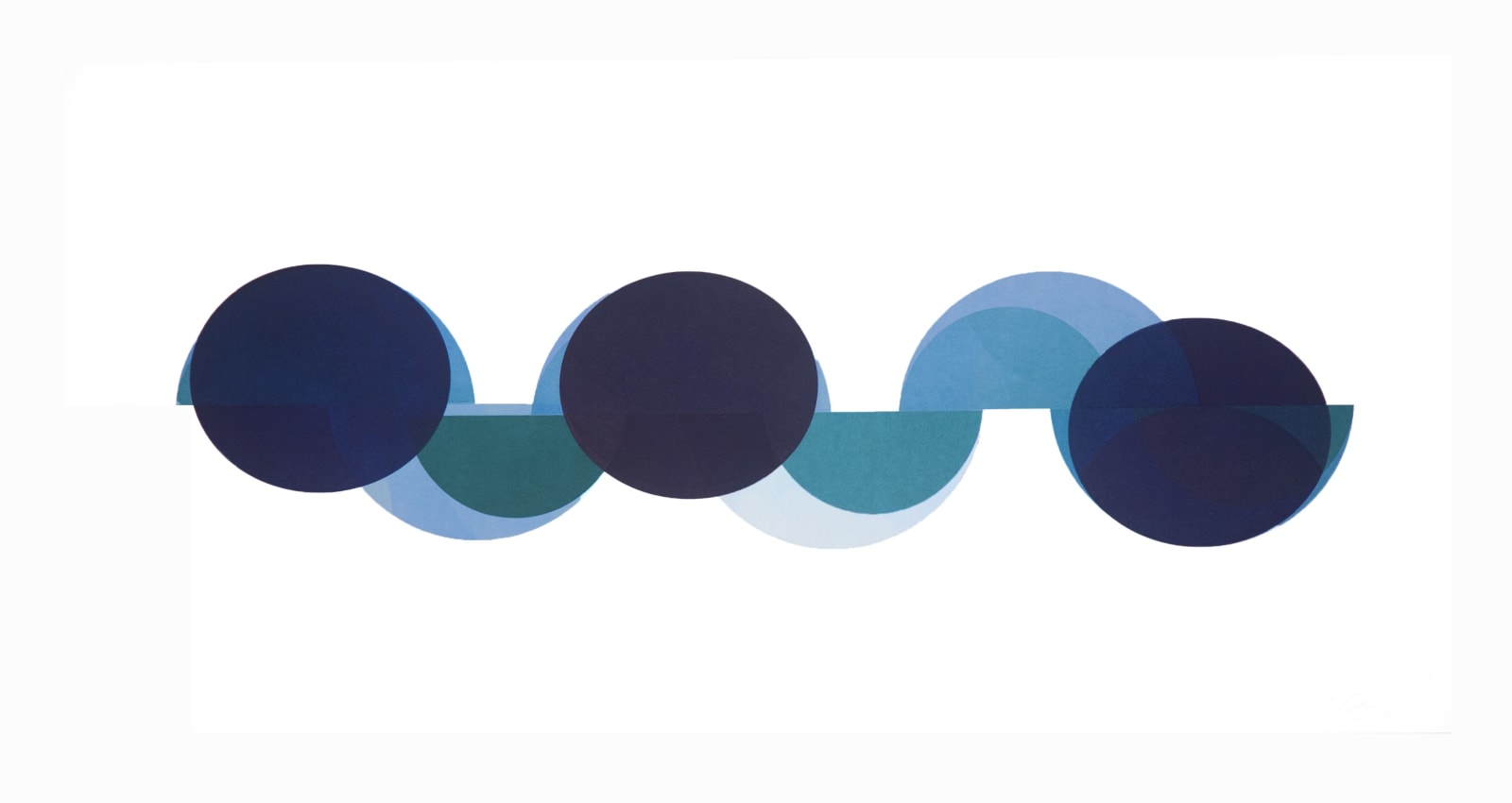 Jo Ganter RSA, Blue Green Ellipses