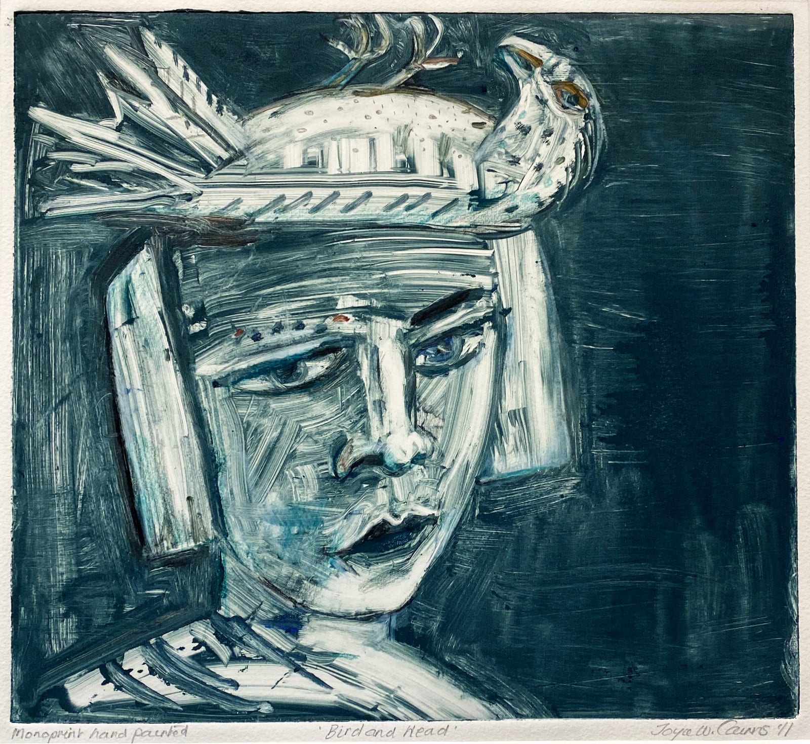 Joyce Cairns PRSA, Bird and Head, 2011