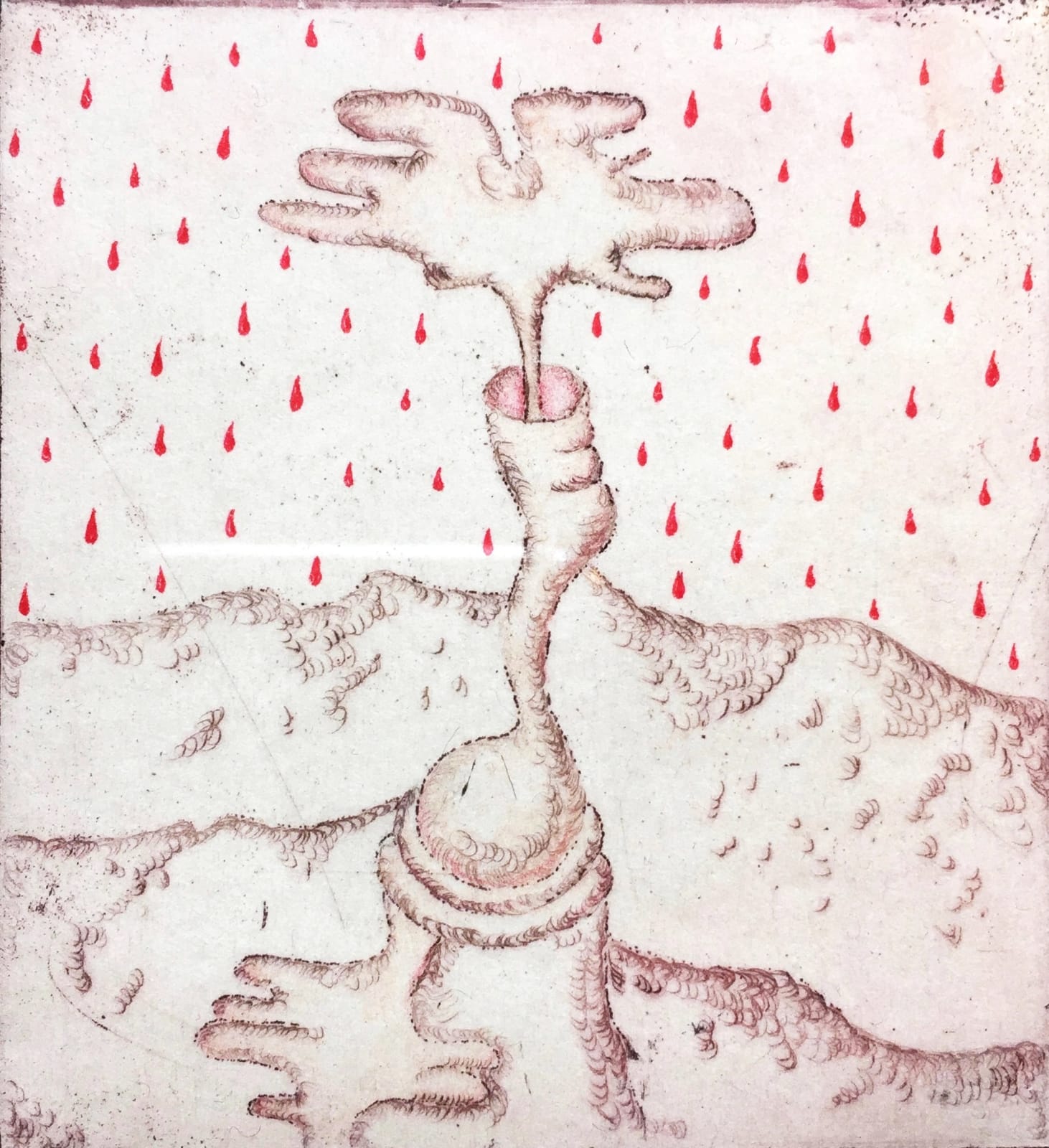 Flore Gardner, Raining Tears of Blood, 2019