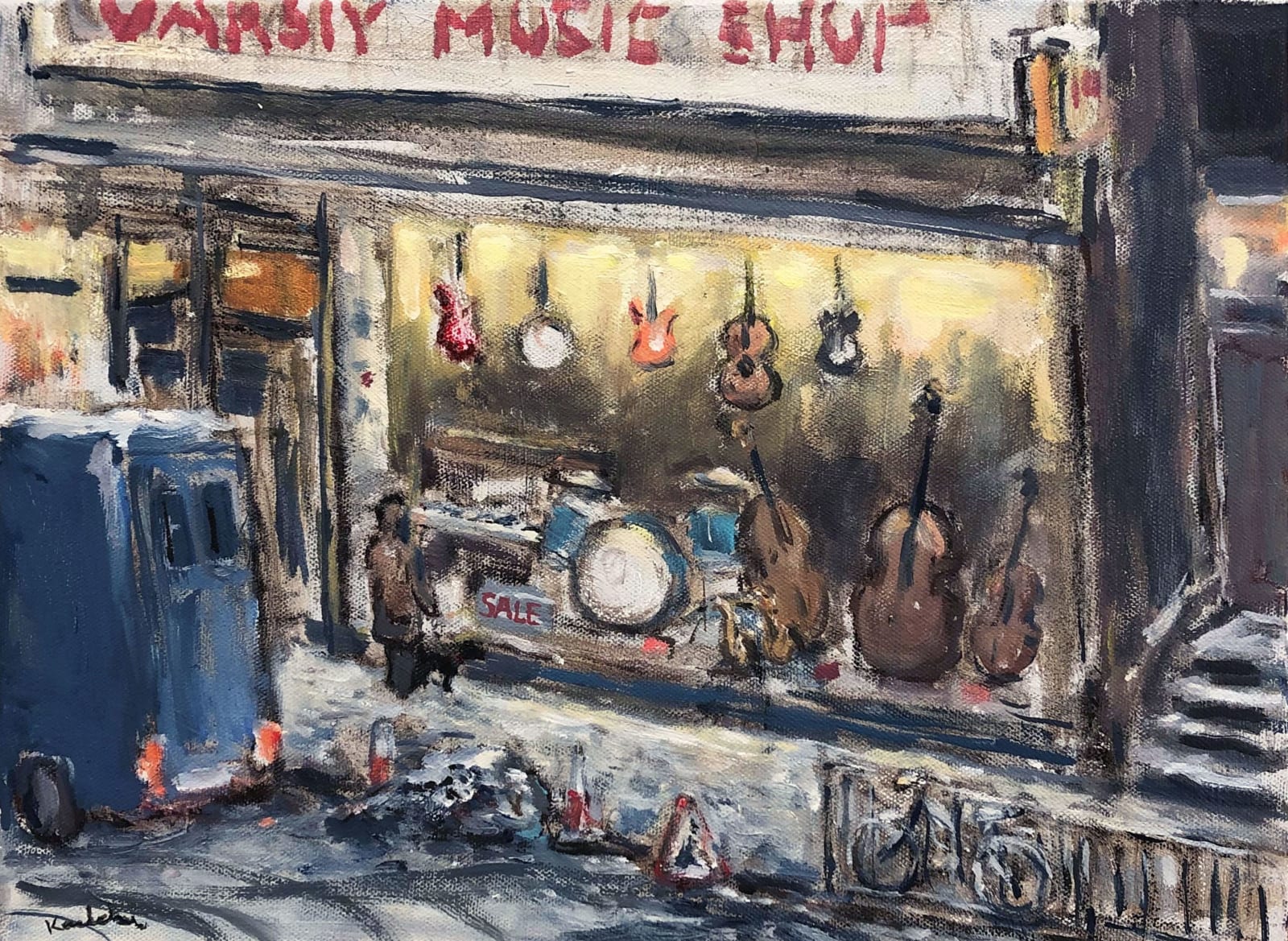 Henry Kondracki RSA, Music Shop, December Night