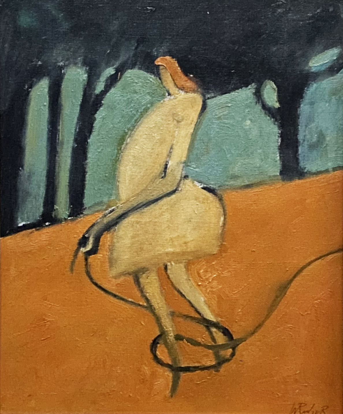 Willie Rodger RSA, Taking a Dog For a Walk, 2013