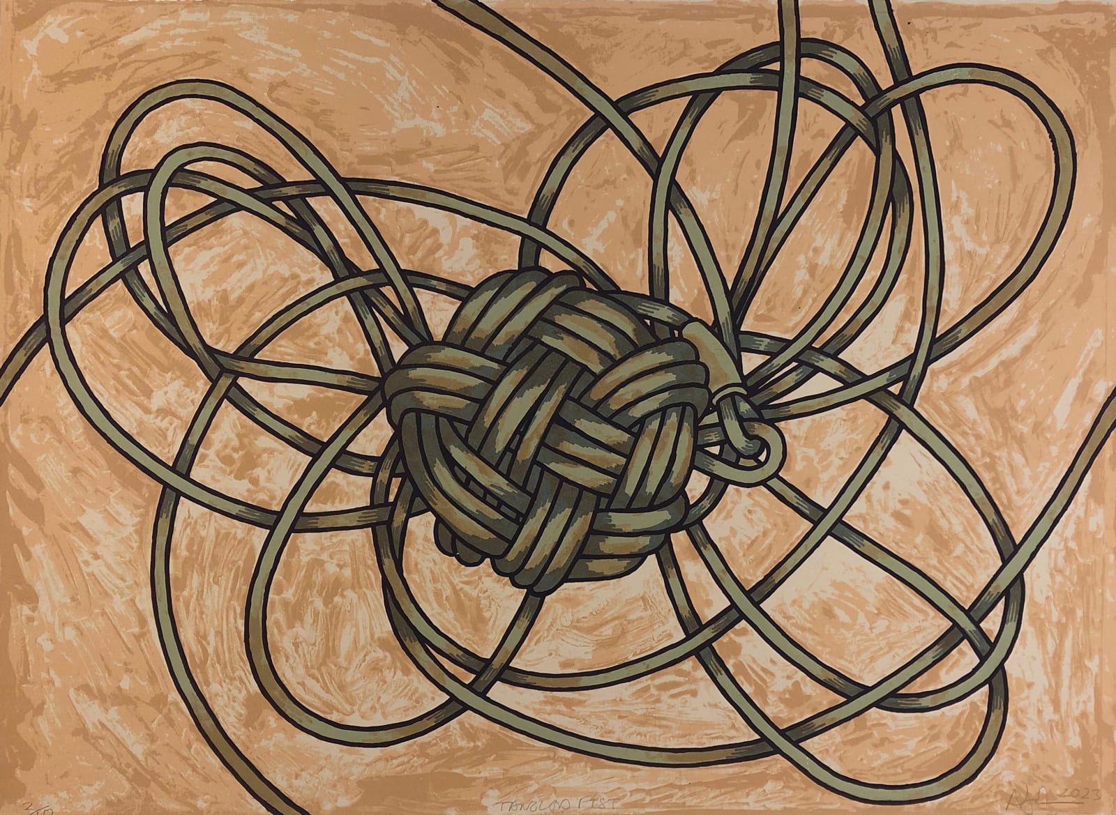 Arthur Watson PPRSA, Tangled Fist, 2023