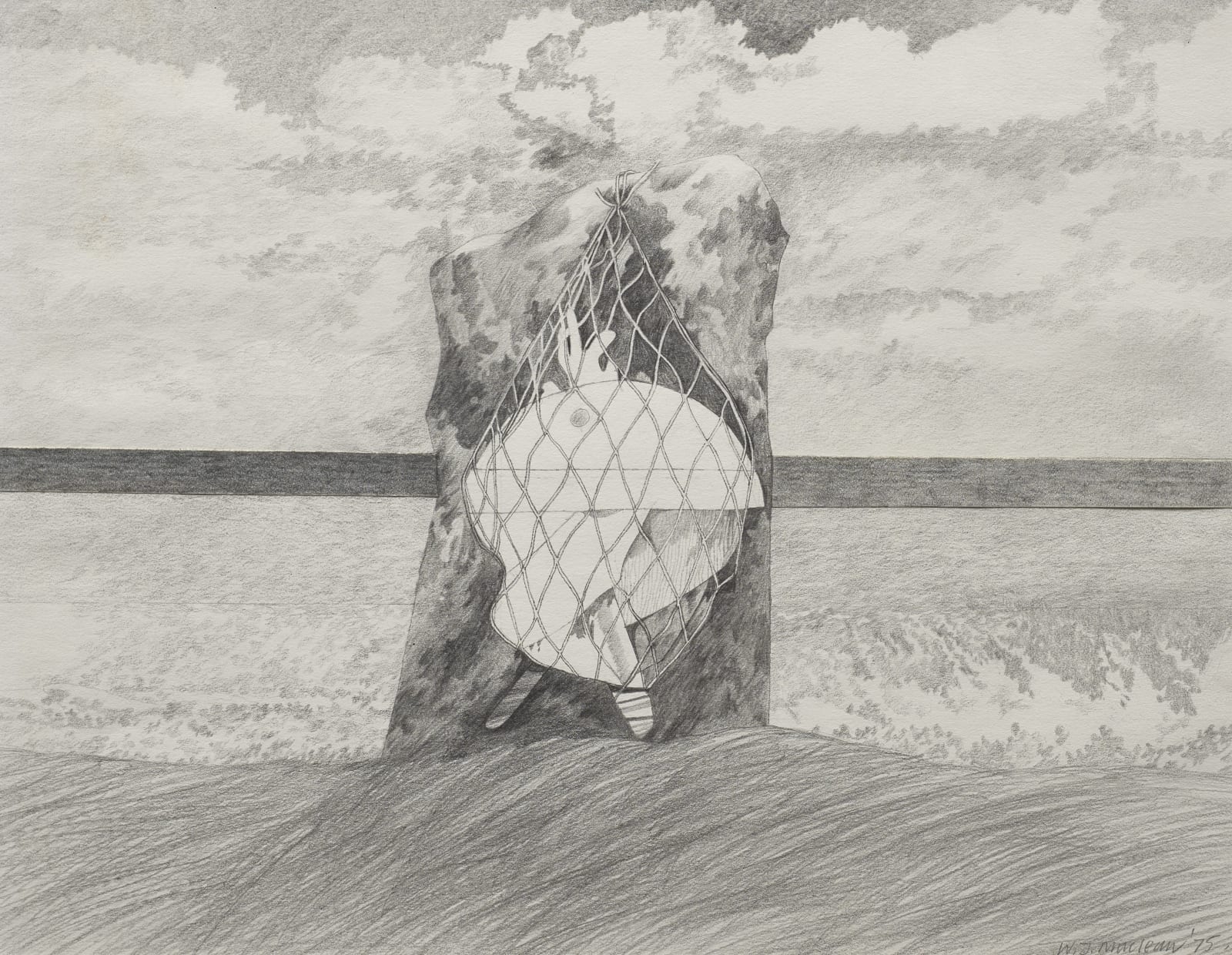 Will Maclean RSA, Symbol Stone, 1975