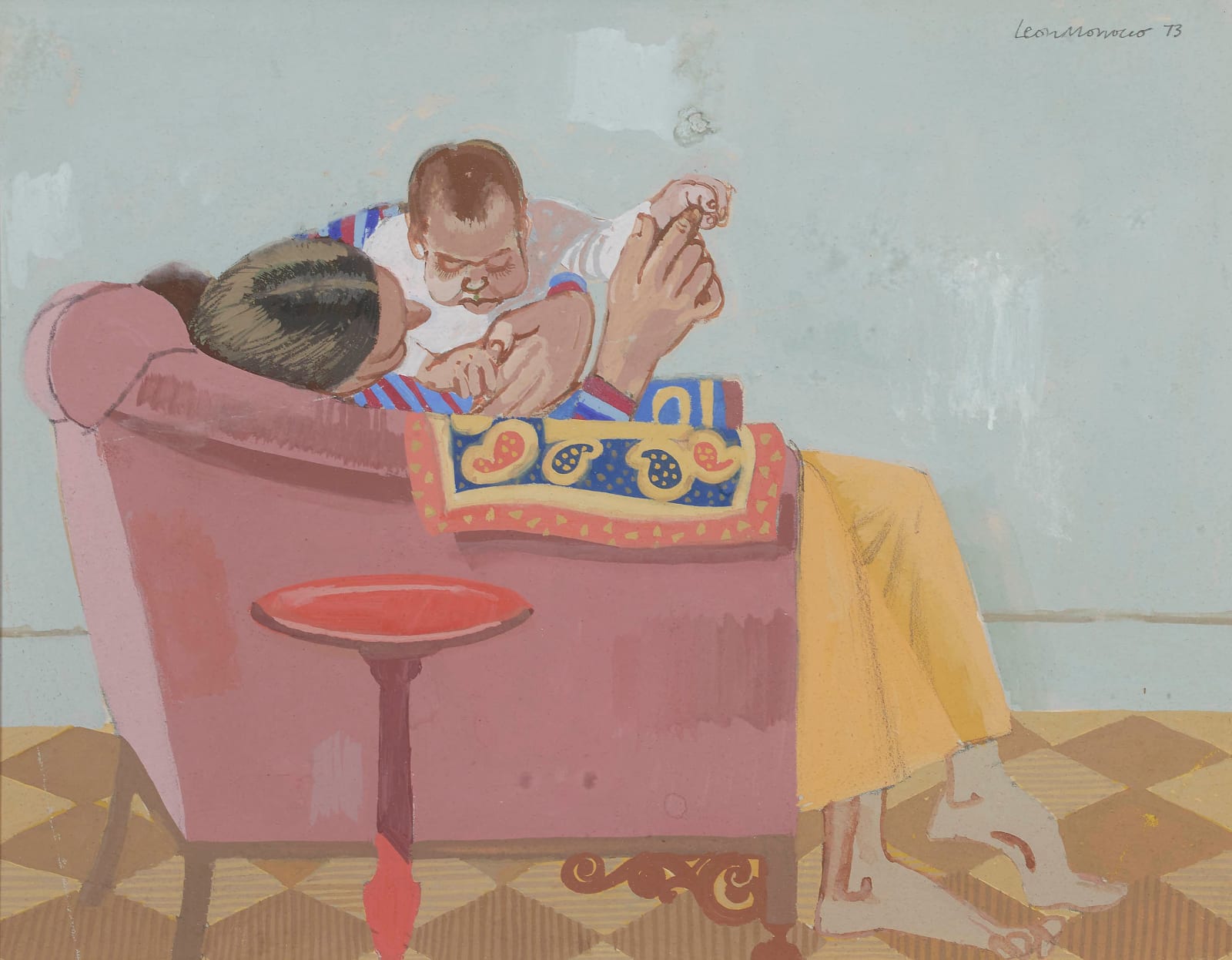 Leon Morrocco RSA, Playing With Hands, 1973