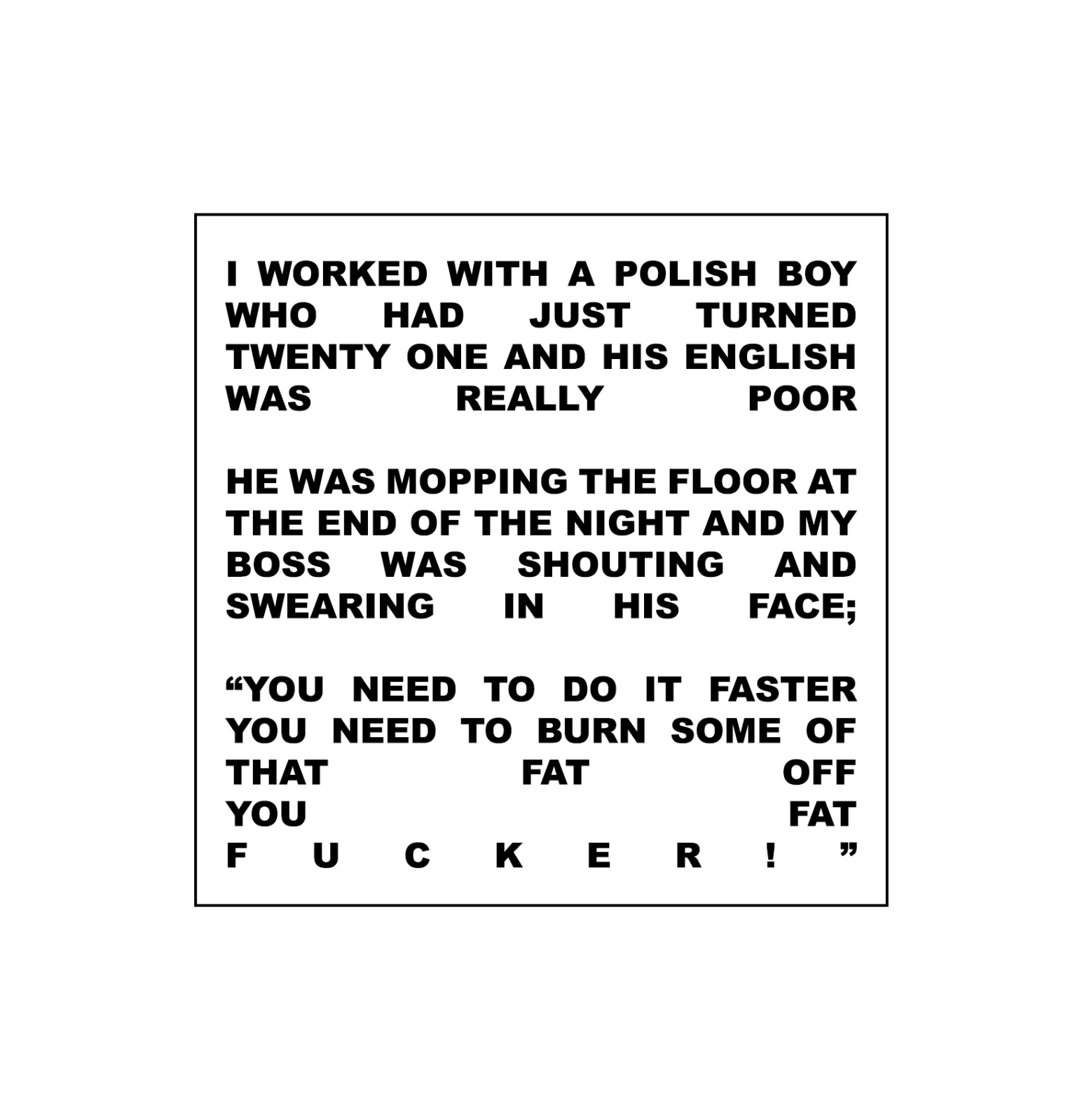 Sophie Stewart, Fat Fucker, 2020