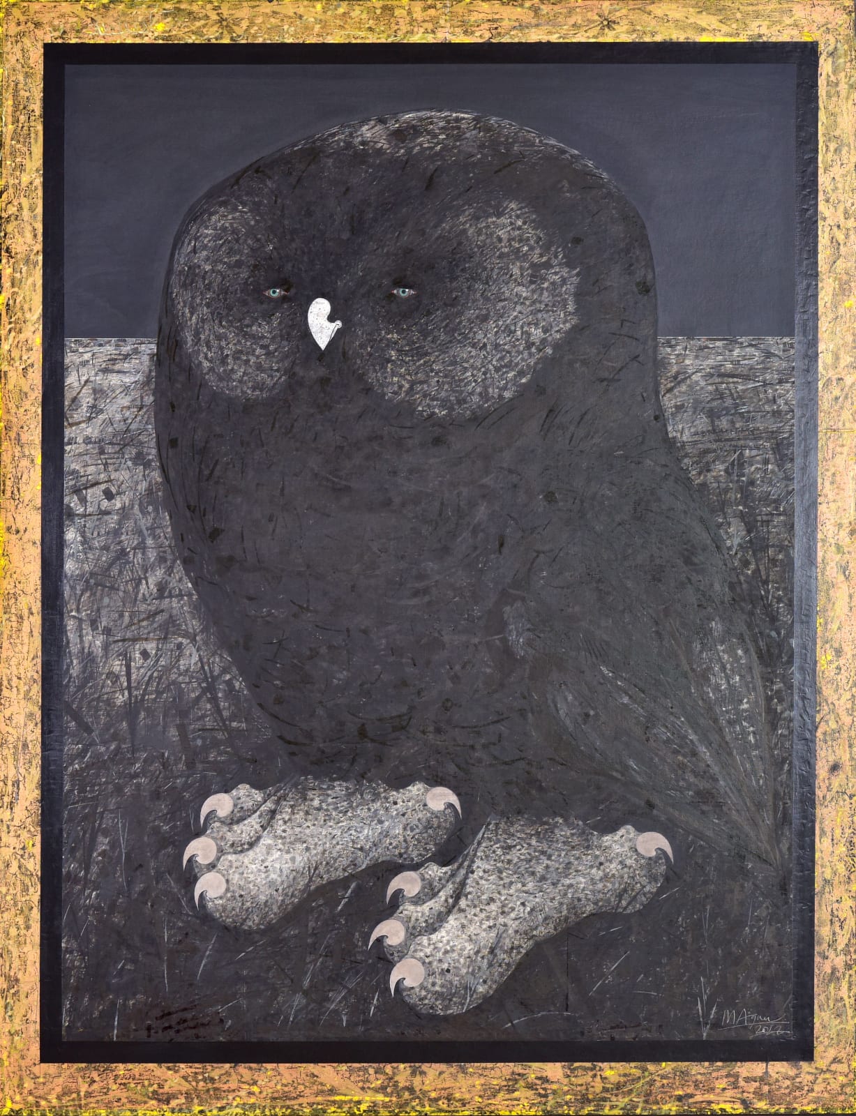 Michael Agnew RSA, Mammy as an Aberdeen Owl, Actual Size