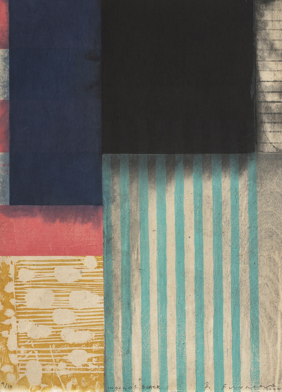 Paul Furneaux RSA, Indigo: Black