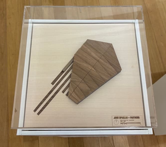 John McAslan RSA, Belfast Grand Central Station concept model, 2025