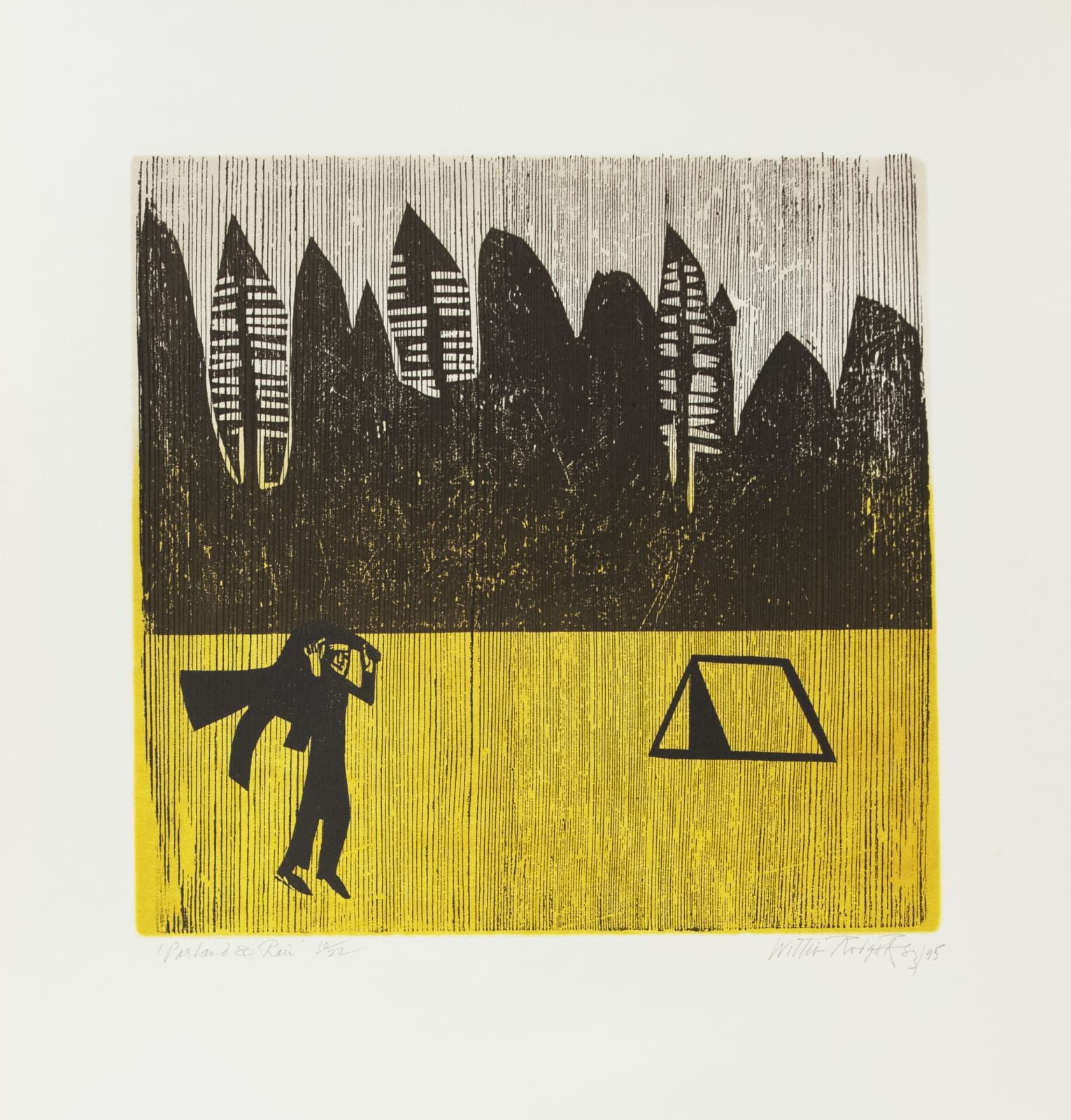 Willie Rodger RSA, Parkland and Rain, 1995