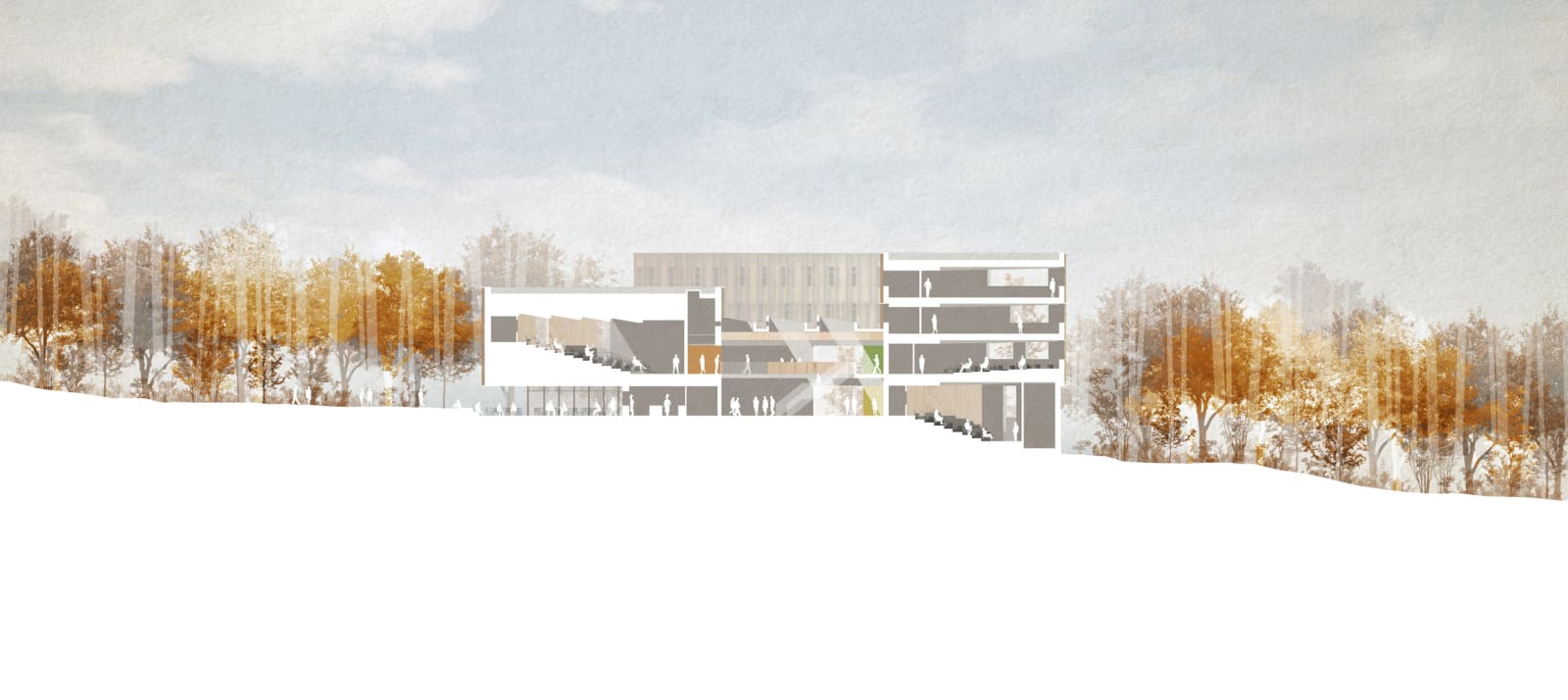 Ian Goodfellow, Sibson Building – Cross-section