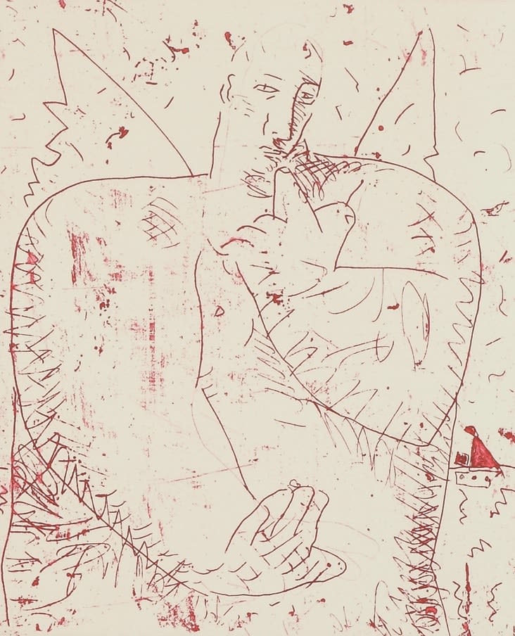 John Byrne RSA, Pink Angel, 1992