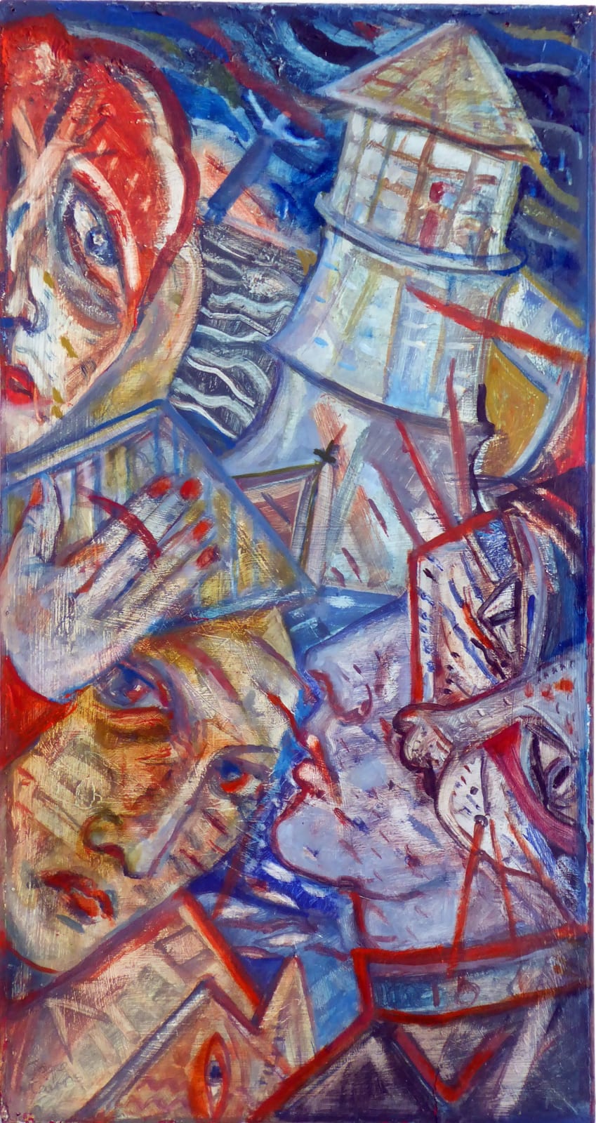 Joyce Cairns PRSA, Study for 'To the Pilot House'