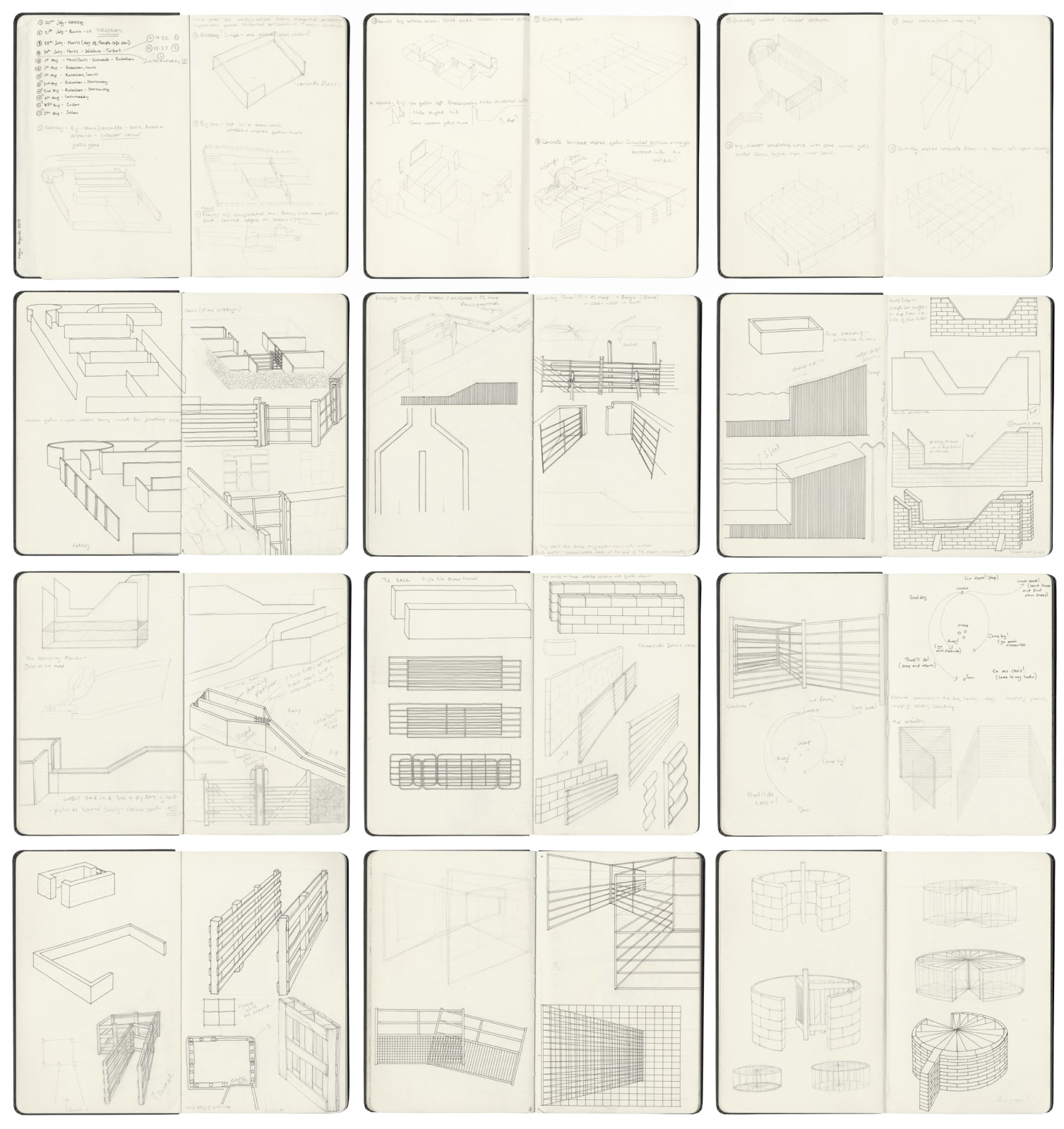 Rachel Duckhouse, Taigh Chearsabhagh Sketchbooks i, 2022