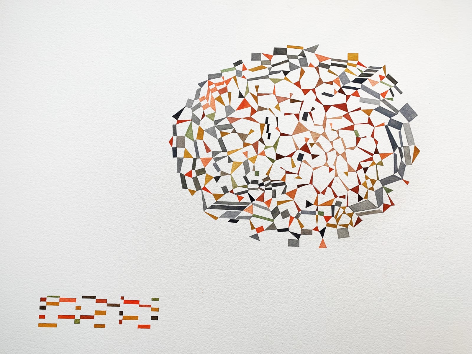 Gareth Fisher PRSA, Colour Coded Asteroid, 2020
