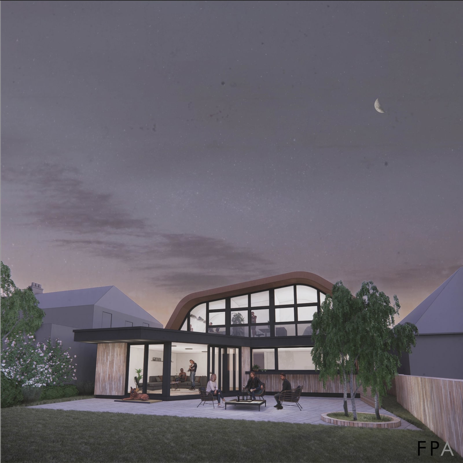 Fergus Purdie RSA, House in Edinburgh