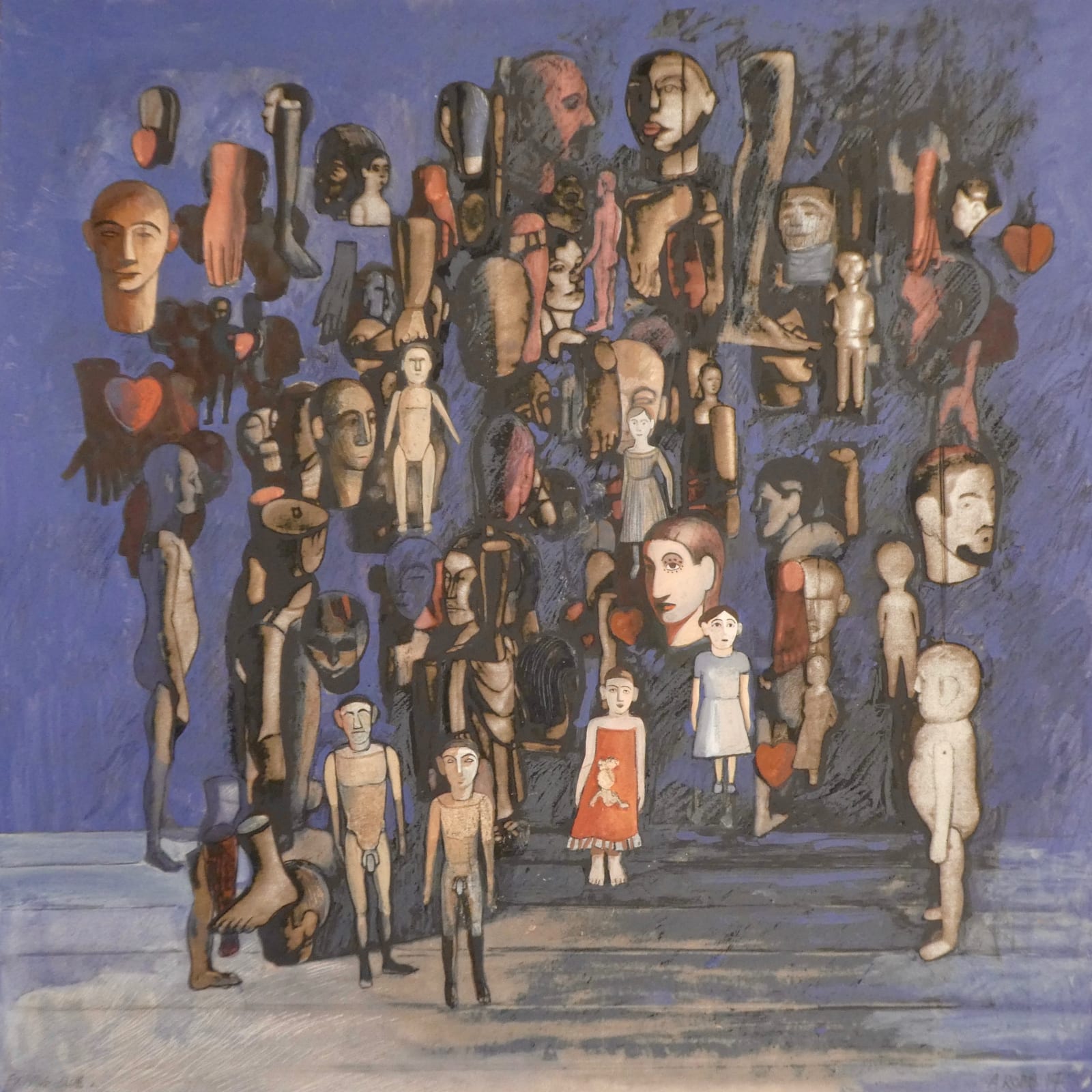 Alan Robb RSA, Ex Votos Blue, 2017