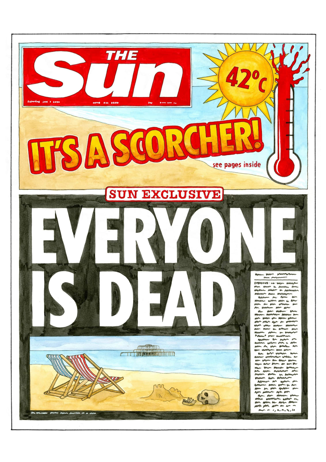 Darren Cullen, Tomorrow's Papers , 2019