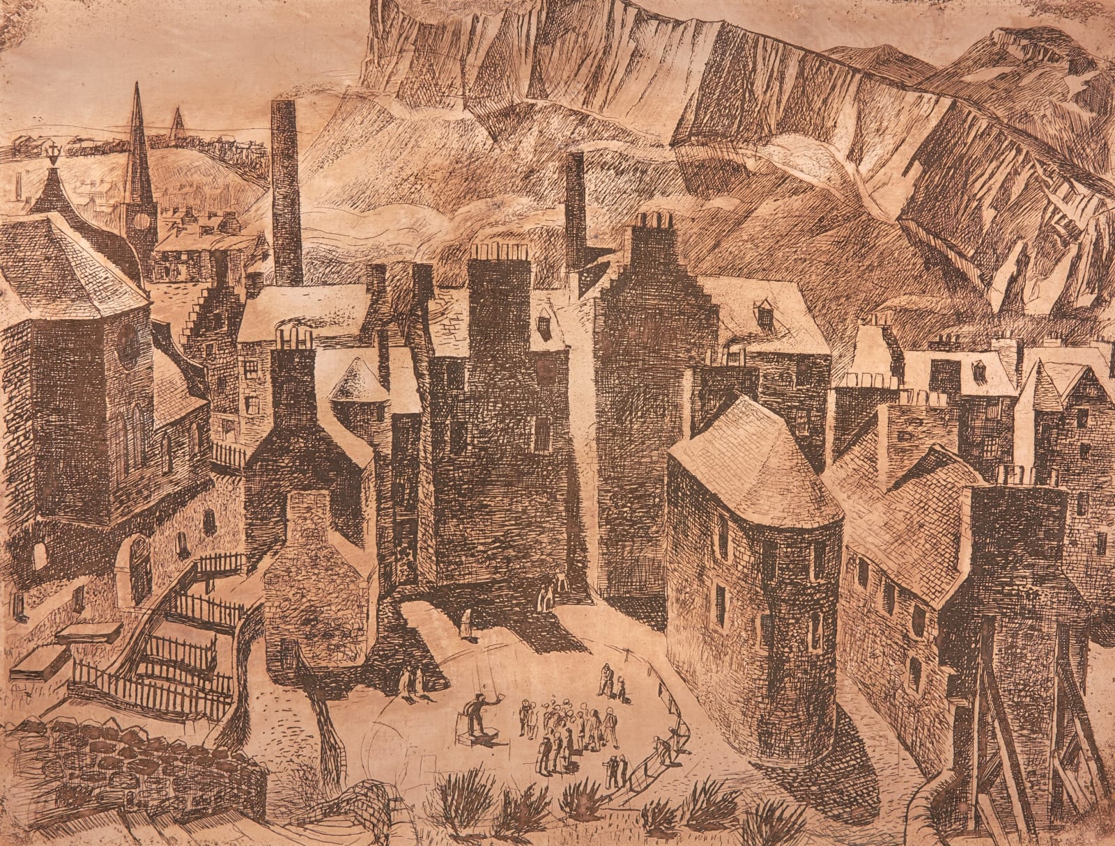 William Wilson RSA, Canongate, undated