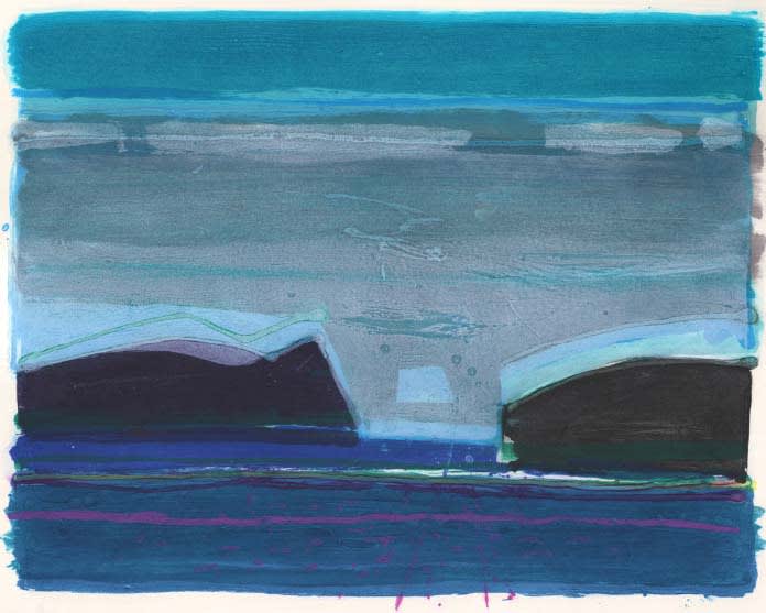 Barbara Rae RSA, Ice Passage, 2019