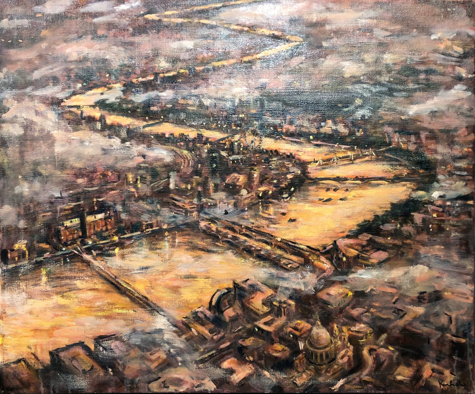 Henry Kondracki RSA, Flying Over London