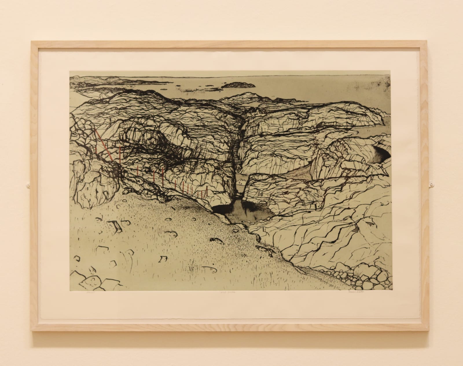 Frances Walker RSA, Wild Shore, Tiree, 2015