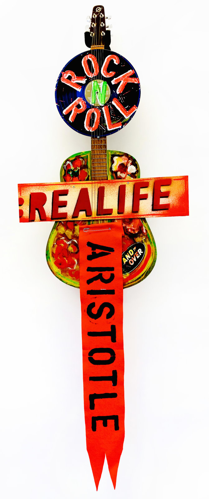 Ross Sinclair RSA (Elect), Real Life Rock 'N' Roll Philosphy #4: Aristotle. (384-322 BCE), 2021
