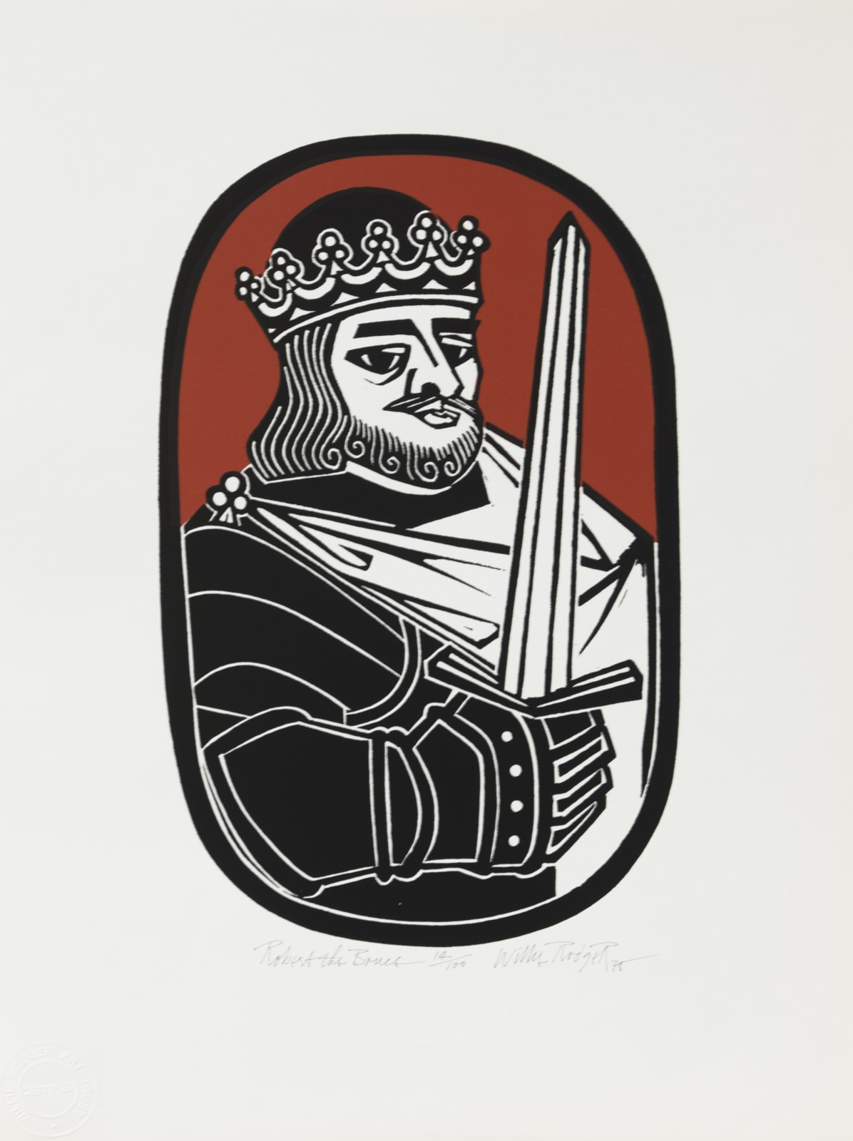 Willie Rodger RSA, The Scottish Historical Playing Cards Set, 1975