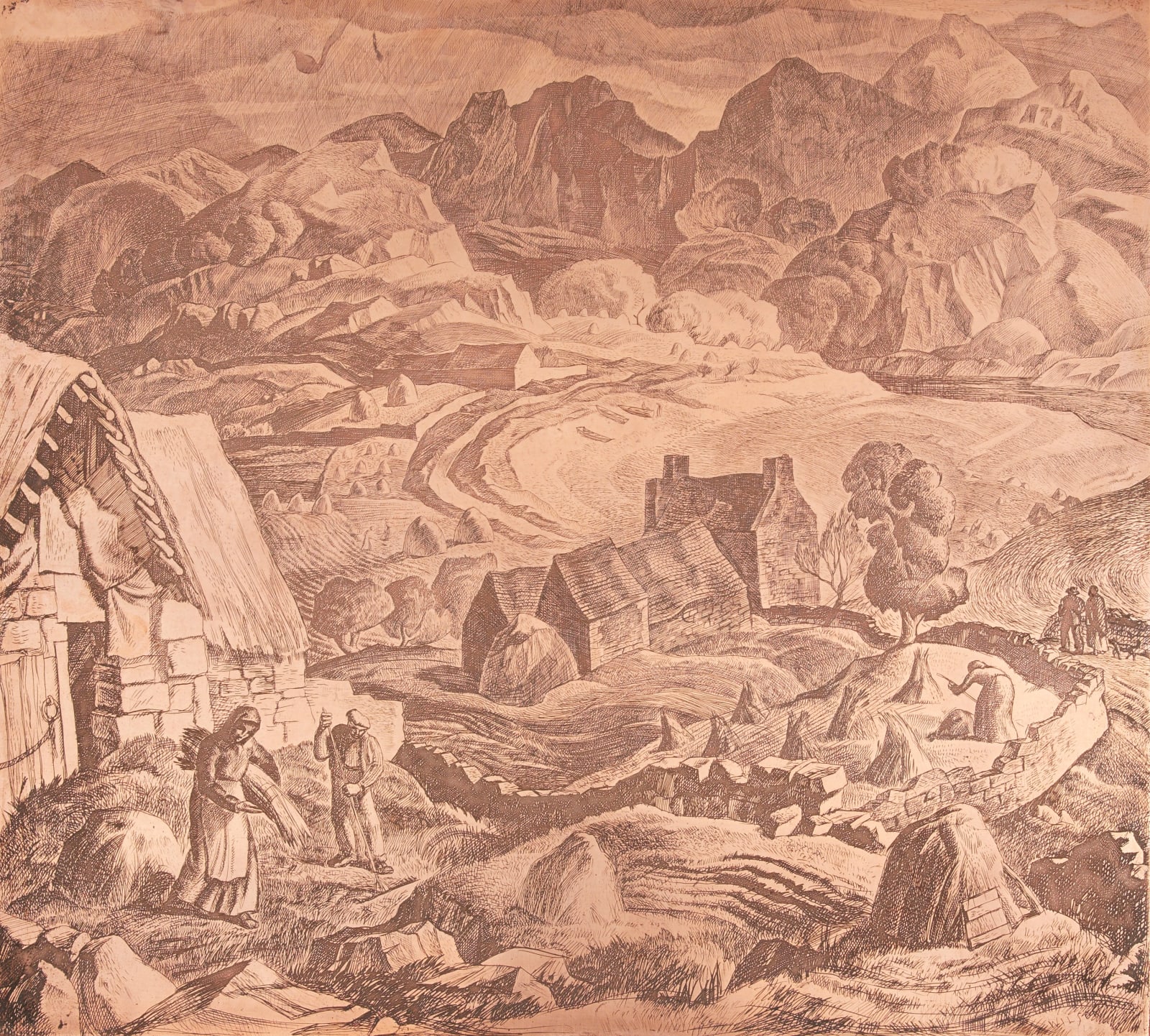 William Wilson RSA, North Highland Landscape, 1934