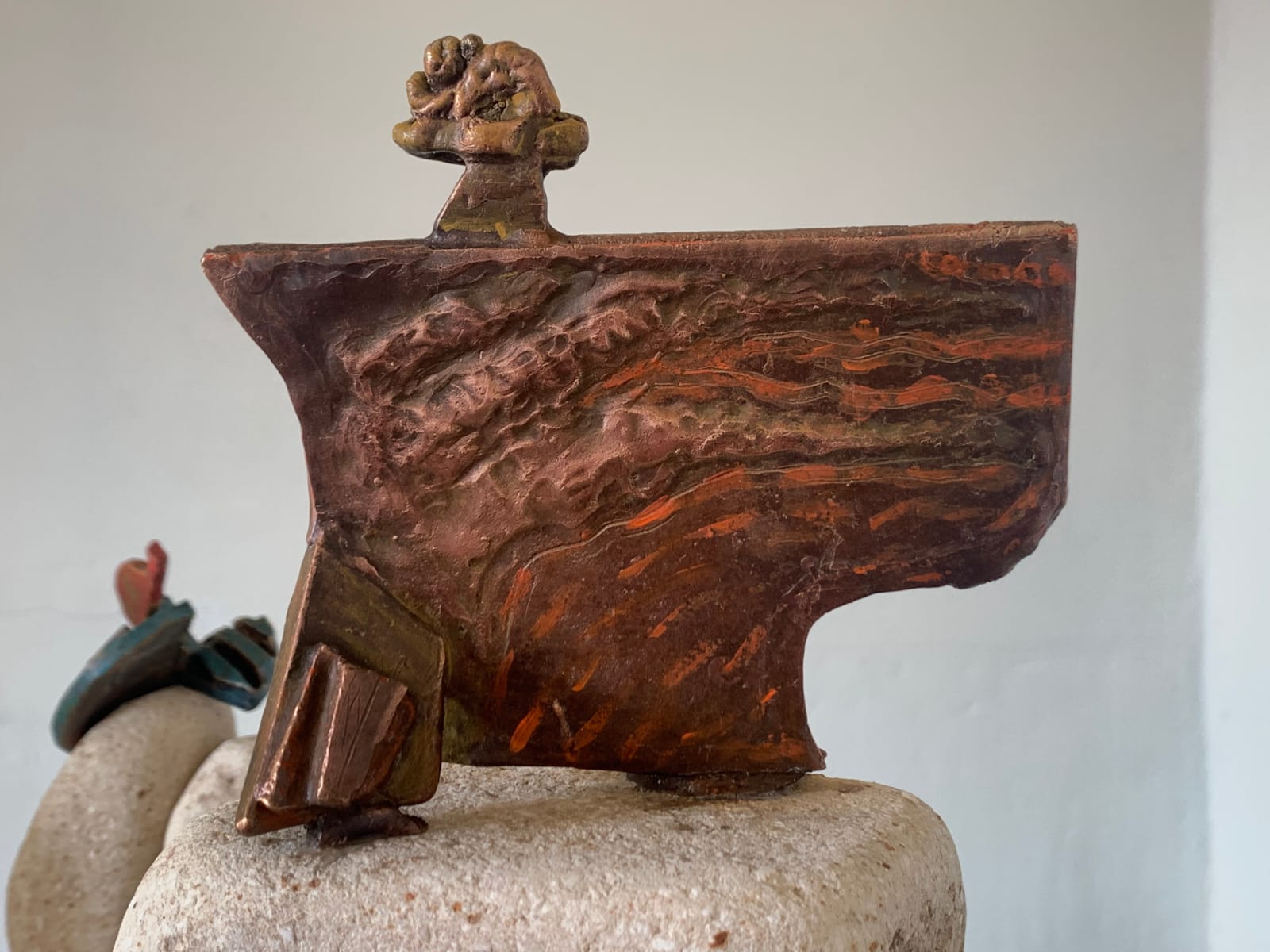 Fiona Dean RSA, Fragment 1: foldout field with tree-water- cloud, solway merse. S.W.