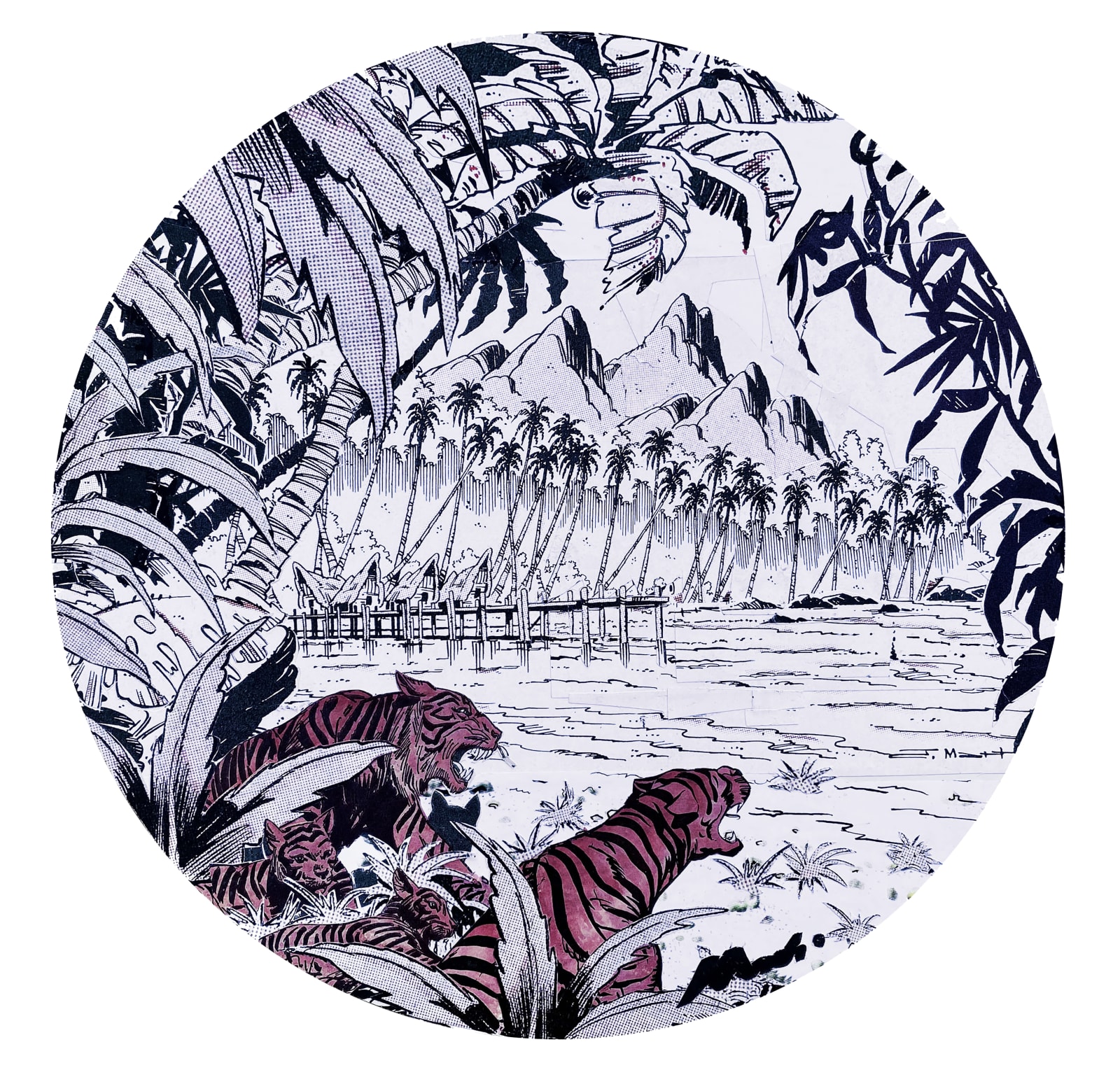 David Mach HRSA, Warm Up, 2021