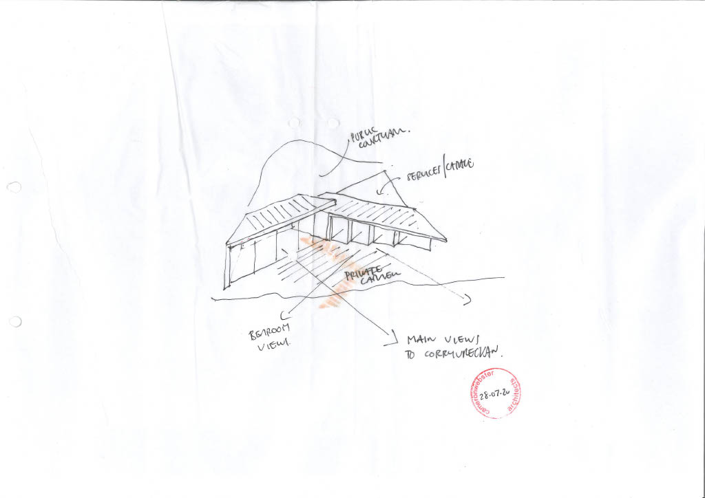 Robin Webster RSA, Miranda Webster & Stuart Cameron - cameronwebster architects, Hely House, Lunga Estate