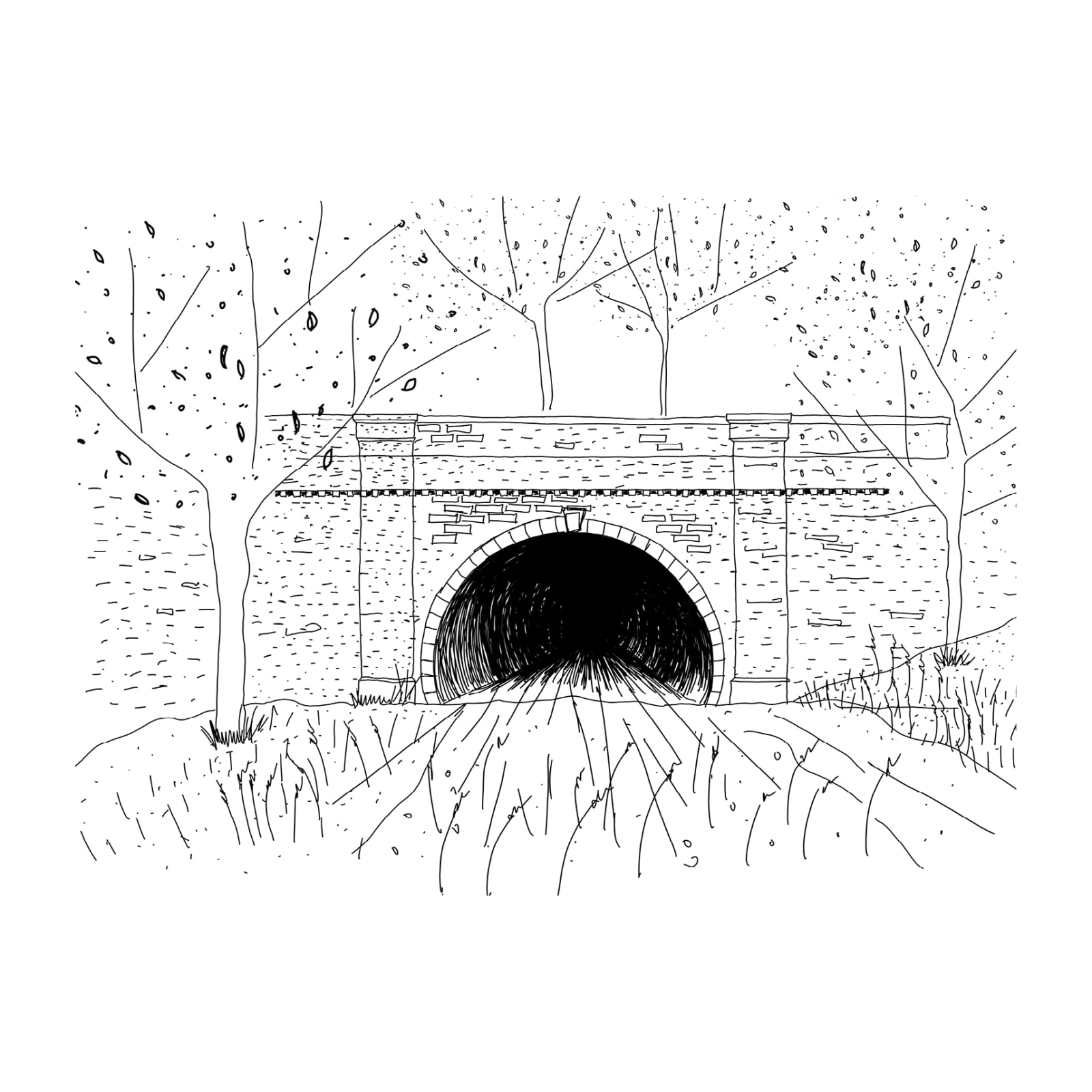 Alexandra Adams and Euan Campbell, Kirklee Railway Tunnel, 2020