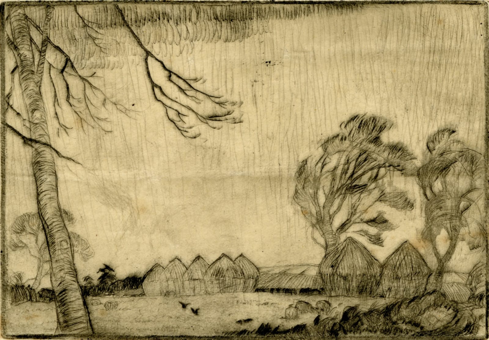 William Gillies RSA, Barr’s Fields, Haddington, c. 1922-23